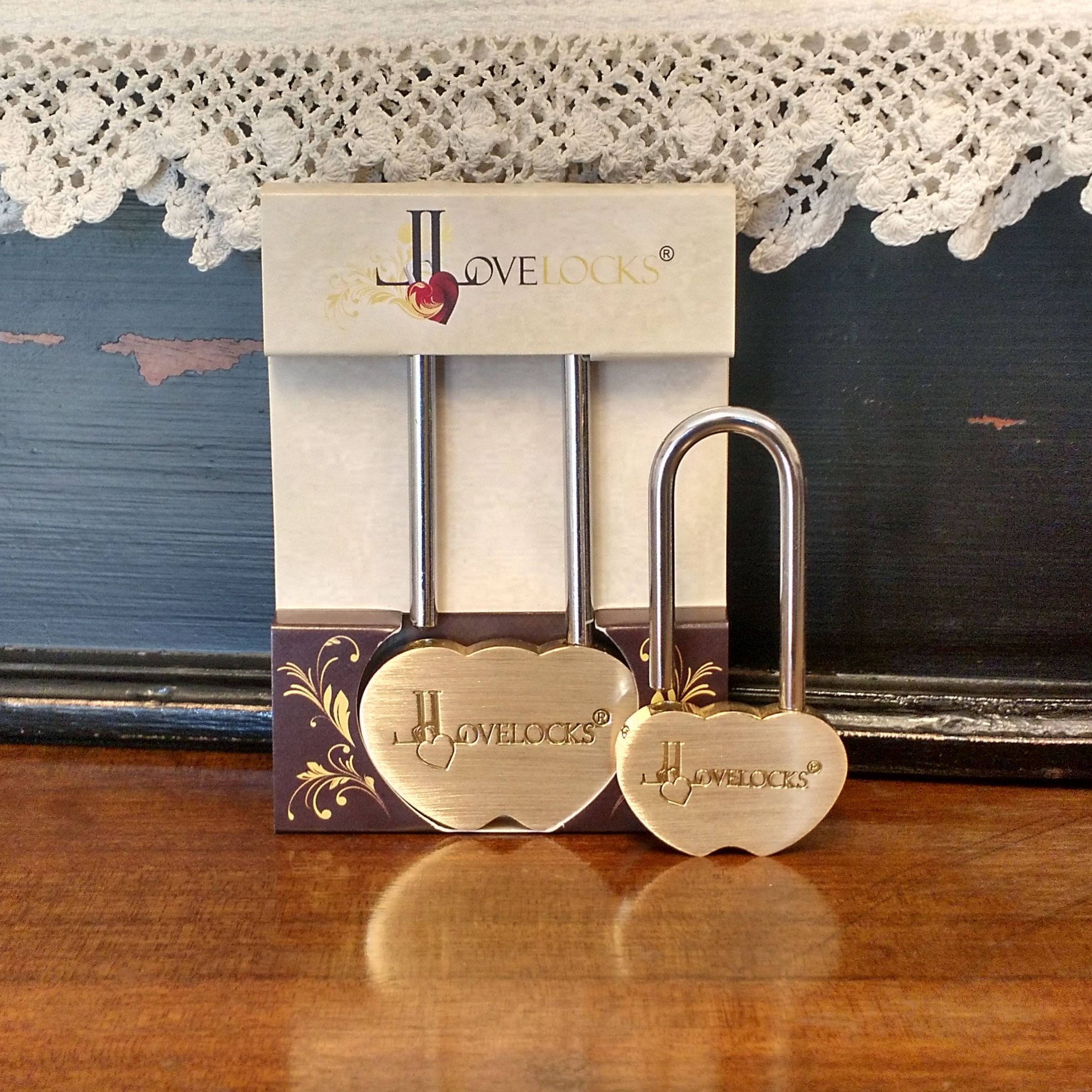 Cute Mini Engraved Double Heart Padlock Solid Brass Heart Lock Wish Lock Everlasting Love for Lovers Wedding 50mm Valentines Travel Anniversary Love Lock No Key 