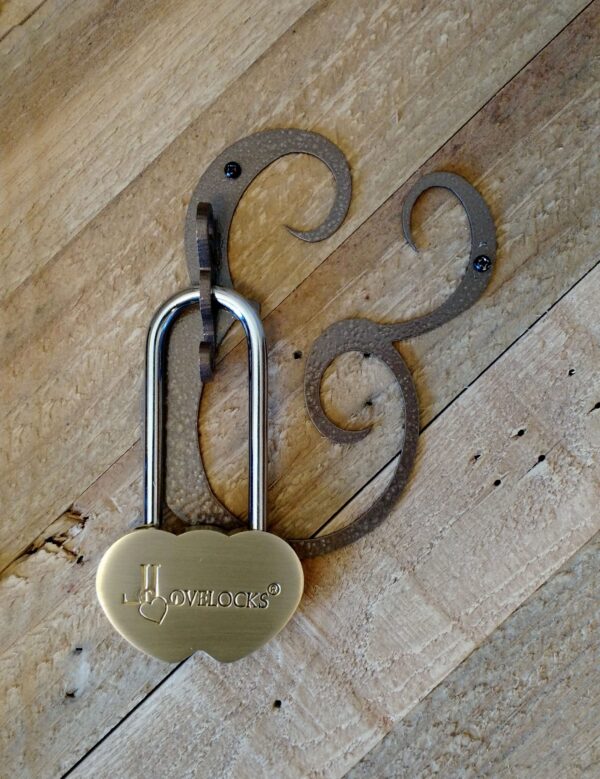 Ampersand Sign Hasp with LoveLock